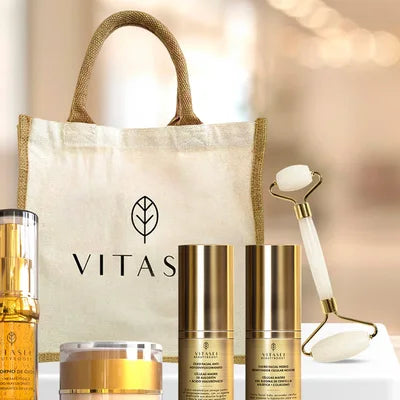 Obsequio: Bolsa de tela + rodillo facial